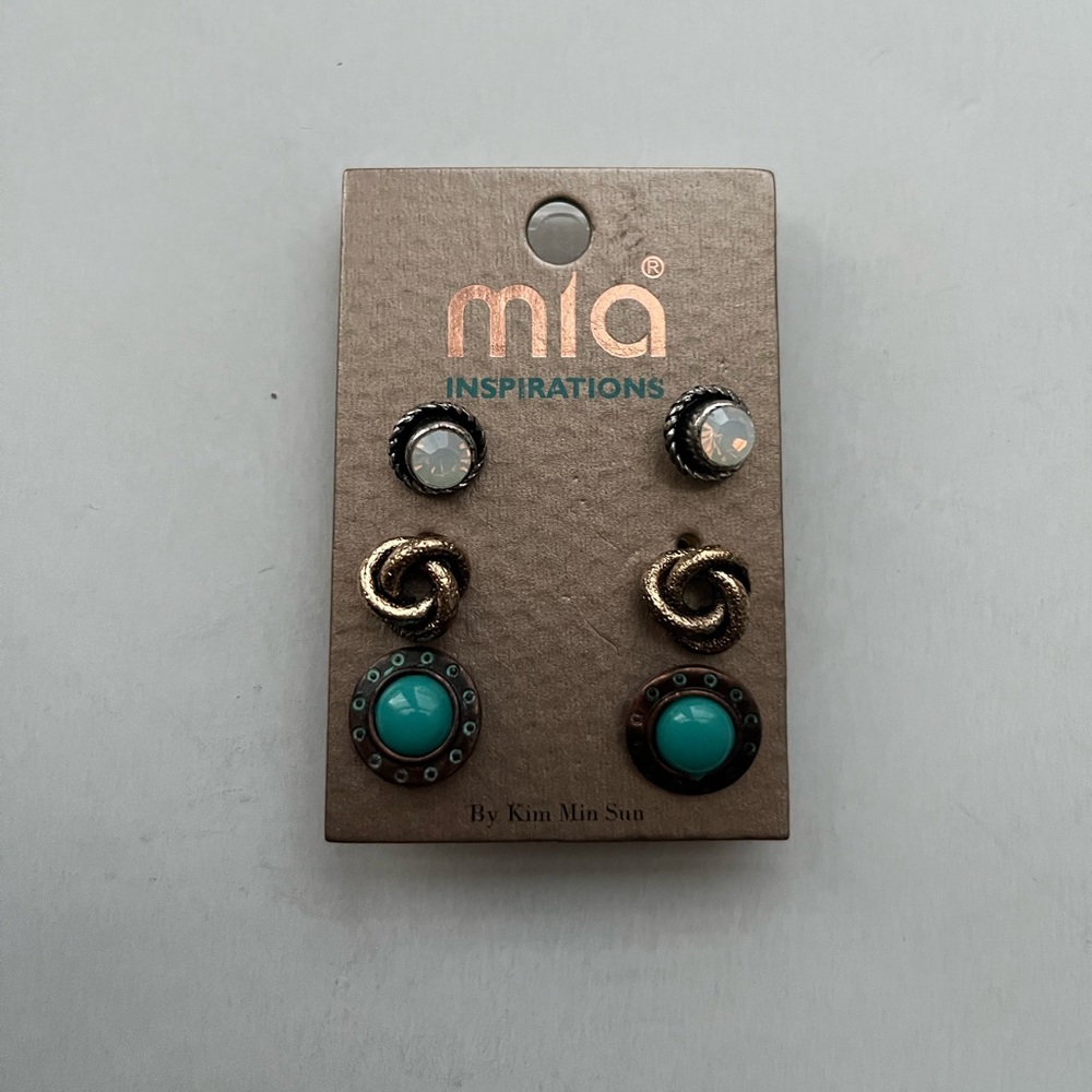 Earrings - 3 Pairs
